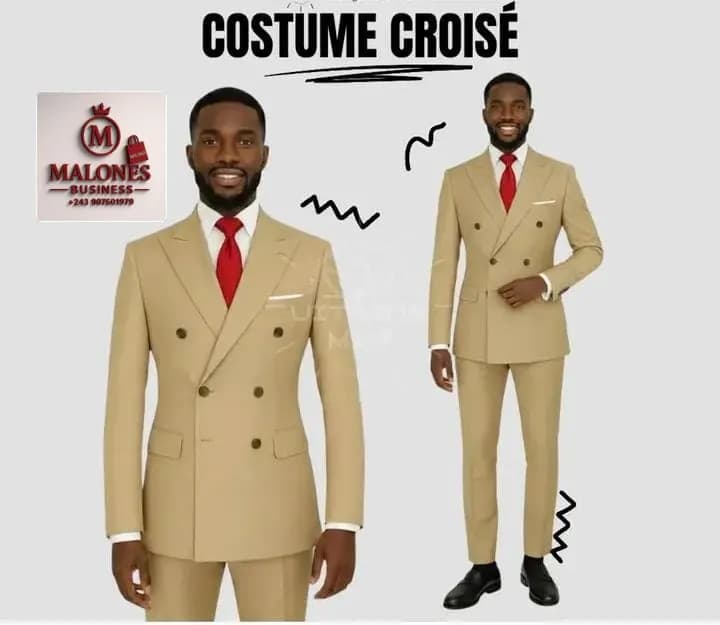 Veste croisée classique