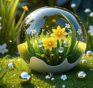 Bolle de fleurs