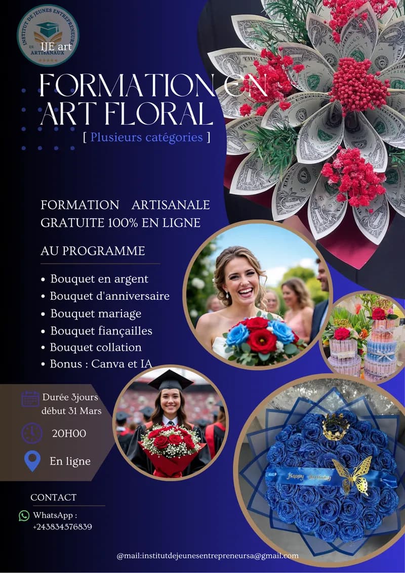 Formation artisanale gratuite en art floral — photo 2