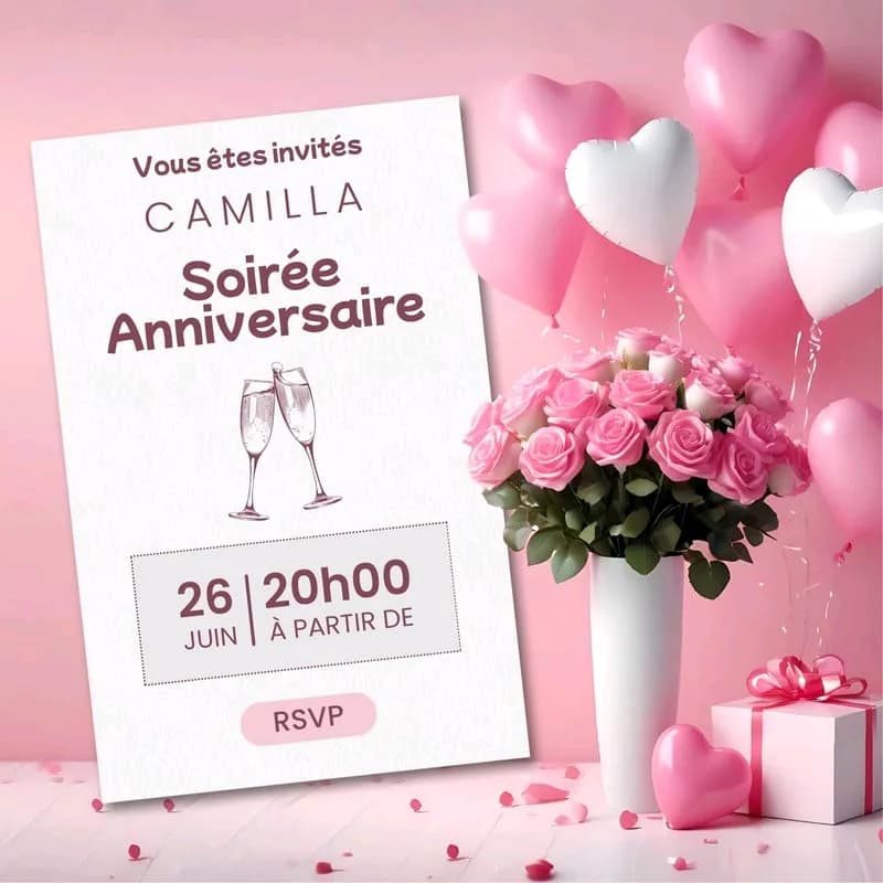 Invitation virtuel