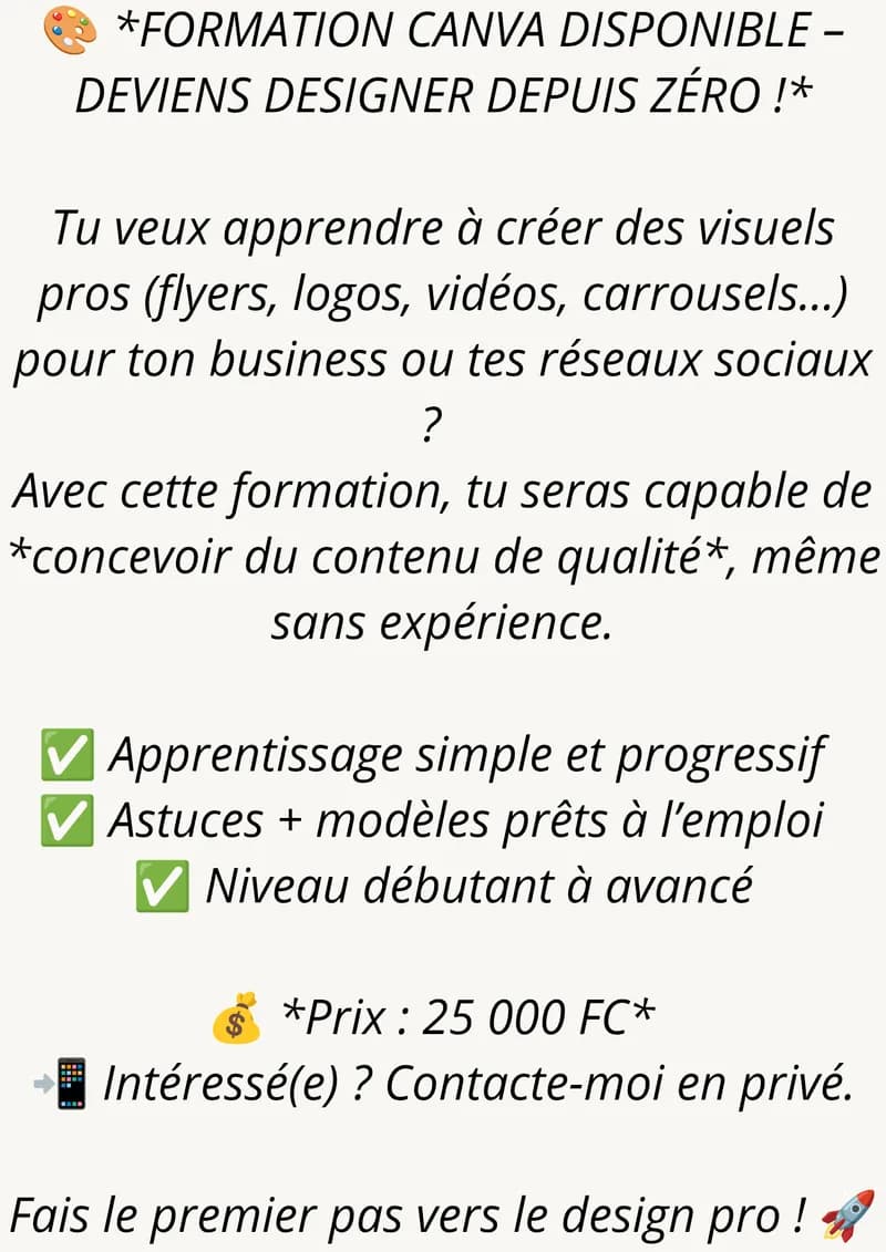 Formation Canva