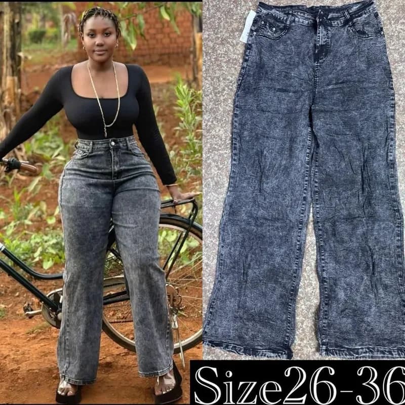 Pantalon jeans dame