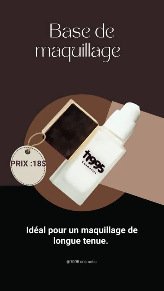 Crème de visage et base avant maquillage