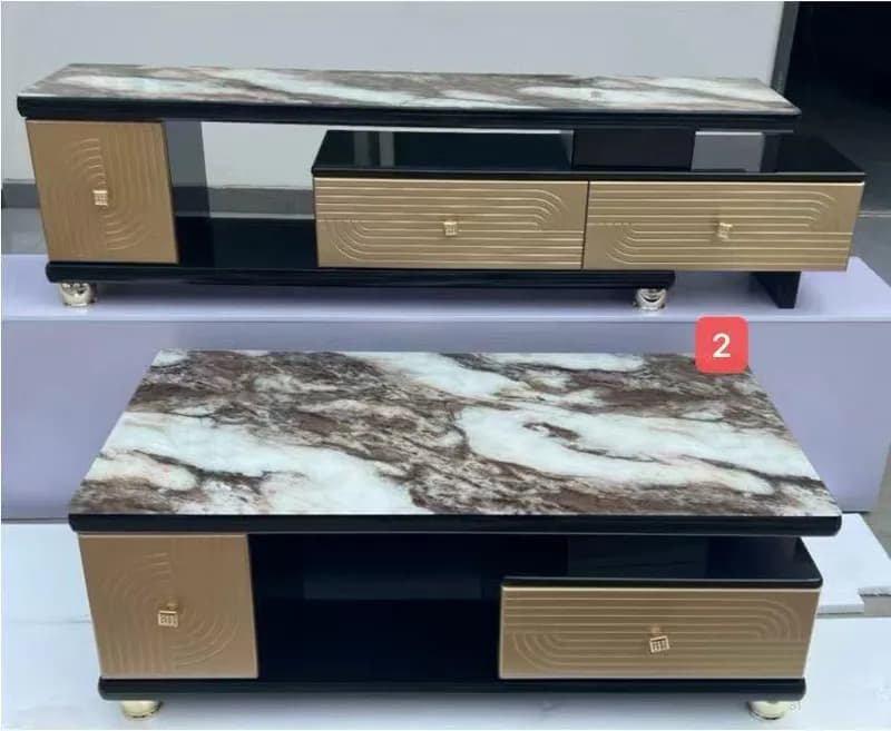 Table& porte appareil semi-marbrre — photo 7